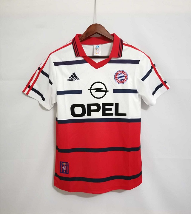 AAA Quality Bayern Munich 98/01 Away White/Red Jersey
